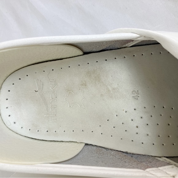 Dansko professional white box leather clogs nursing shoes orthopaedic 42 unisex - Picture 6 of 10